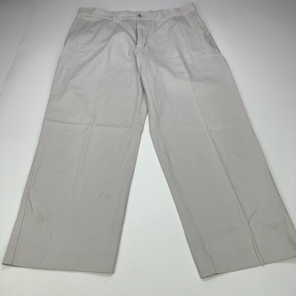Natural Issue Mens Chino Pants 36x30 Stone Beige‎ 100% Cotton Straight Leg Flat
